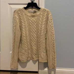 Cream knit sweater (inspired by Gilmore girls)